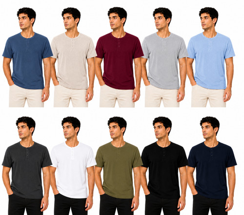 Urbanfit men henley shirt - urbanfit,