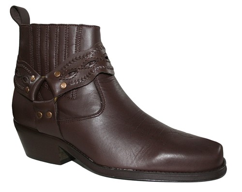 Mens new genuine brown leather - mens,