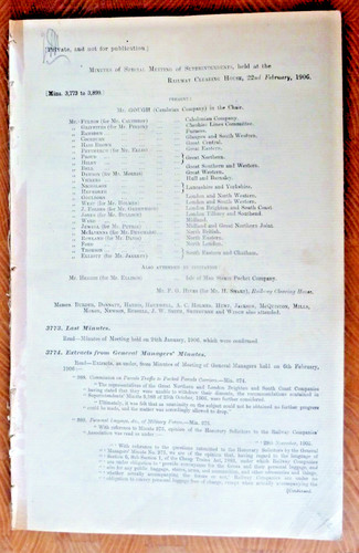 Railway clearing house - clearing,