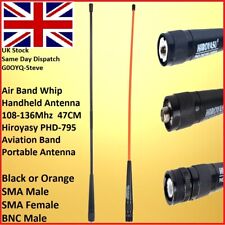 Airband VHF Antenna BNC SMA Female Male AOR Uniden Icom  Whistler  Quanshang NEW