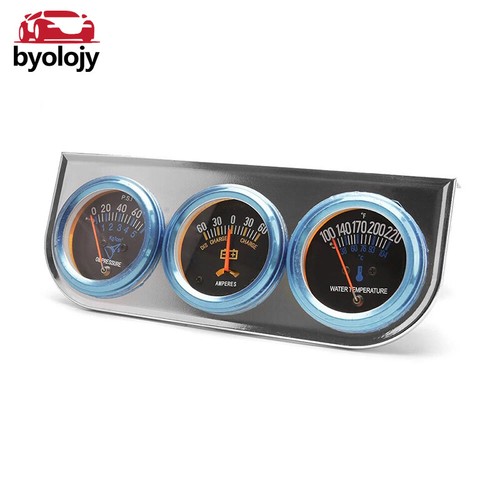 52mm chrome car 3in1 - 52mm,