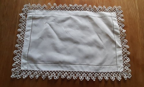 Vintage linen napkin white - linen, napkin,