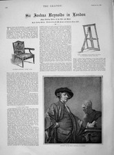 Original Old Antique Print