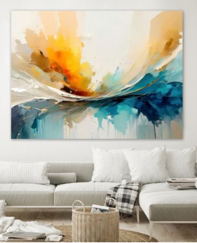 Giant abstract canvas - giant,