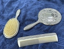 Silverplate Vanity Set with