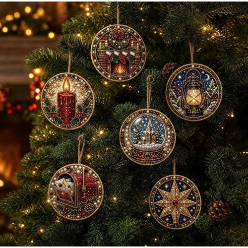 6pcs diy christmas - 6pcs,