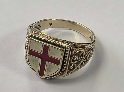9ct gold george signet - st,