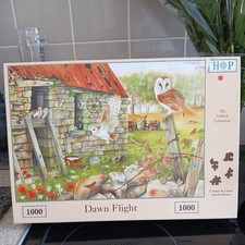 HOP House Of Puzzles Dawn Flight 1000 Piece Jigsaw Puzzle Torbeck collection. 
