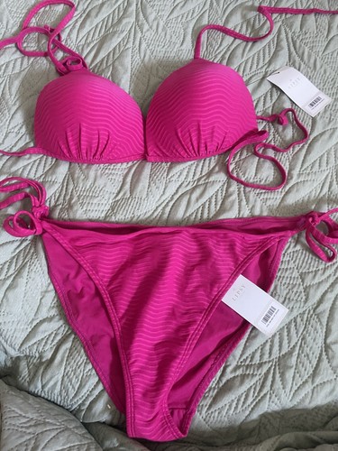 Lipsy pink bikini set bnwt - pink, 18