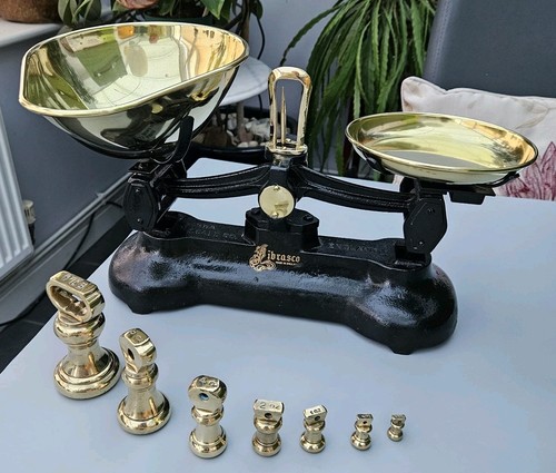Vintage kitchen scales cast - scales,