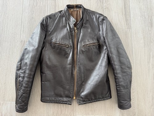 Vintage 1950s leather - leather, cafe