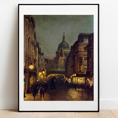 Art print pauls cathedral - print, st