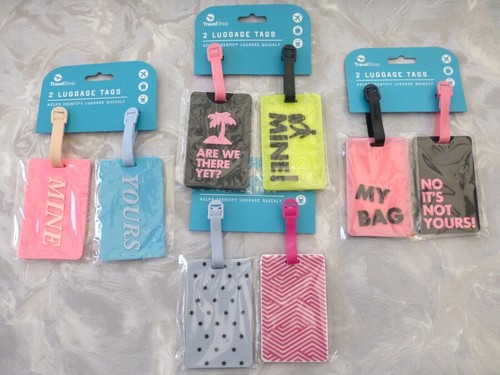 Set luggage tags - luggage,