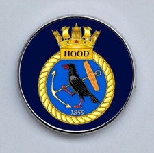 HMS Hood Royal Navy Lapel Pin Badge