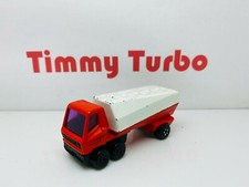 MATCHBOX SUPERFAST FREEWAY GAS TANKER ARTIC LORRY RED WHITE 75MM LONG DIECAST 70