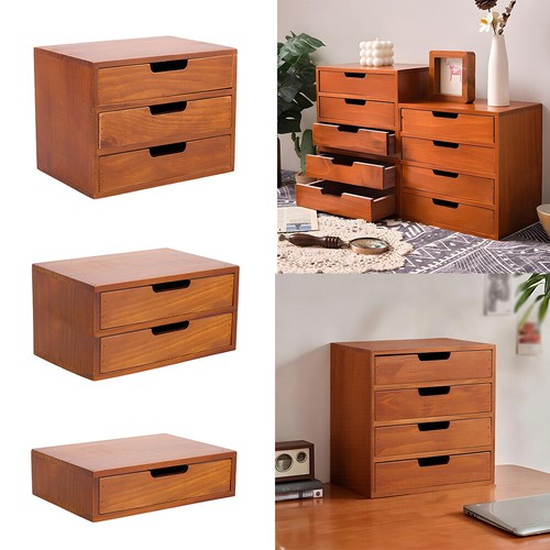 Wooden desktop small chest - wooden,
