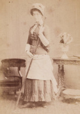 Victorian CDV Photo Woman Long
