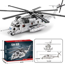 Helicopter Military Model CH-53E Building Blocks 2192PCS Army Plane Toy Gift