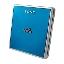 Sony MZ-E620 MiniDisc Player Blue - Tested Working Functional MD Player