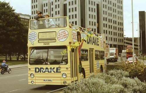 35mm slide bus london - bus,