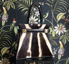 Vintage 1960's Zebra Skin