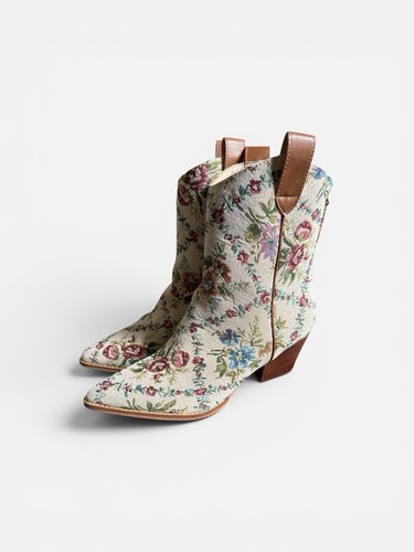 Demi floral tapestry boots - floral,