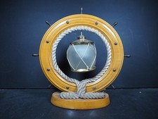 Vintage Wood Ships Wheel Table