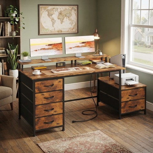Sleek 128cm computer desk - 128cm,