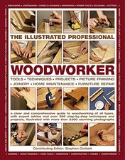 The Illustrated Professional Woodworker: Tools, Picture Fr... by Stephen Corbett