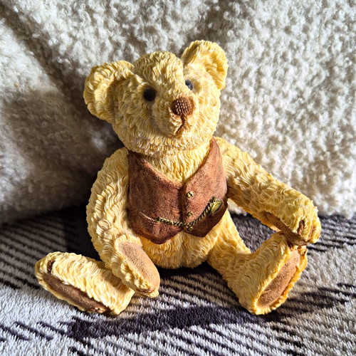 Miniature resin teddy bear - miniature,