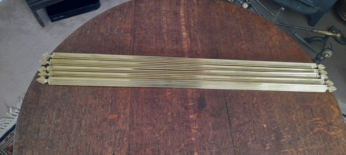 Brass stair rods vintage - brass, solid
