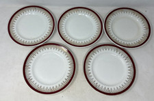 Myott - Royalty (Red) - 7.5in Side Plate. Set Of 5