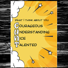 Offensive C*nt Birthday Card