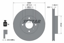 2x New Brake Disc for NISSAN