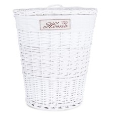 Wicker Oval Laundry Basket