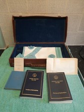 Masonic Regalia Apron with dairies and other memorabilia  - in Leather Case.