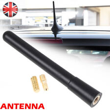 10cm 4inch Black Car Bee Sting Stubby Short Aerial Universal Ariel Mast Antenna