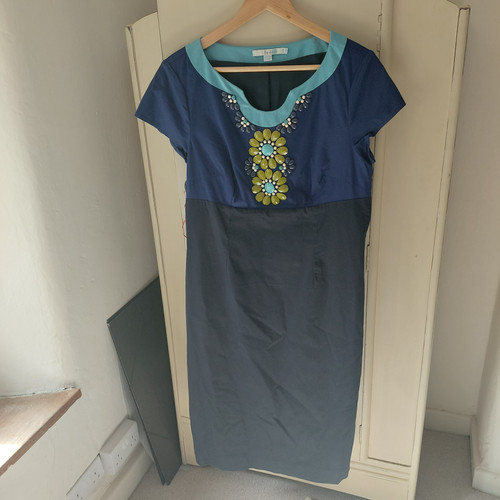 Boden size 14l blue black - boden,