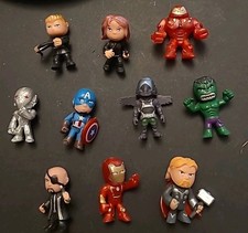Marvel Chracter Cake Toppers. 10 In Total See Descriotion & Photos for Details