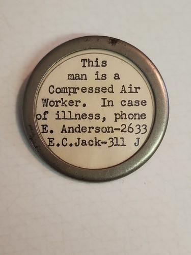 Vintage compressed air worker - vintage,