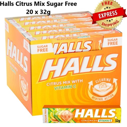 Halls sugar free - halls,