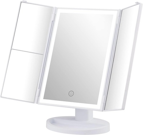 Vanity makeup mirror trifold - mirror,