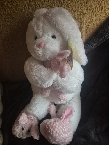 Super cute large white bunny - super,