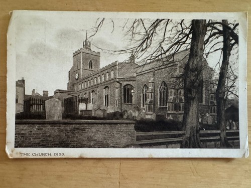 Postcard the church - church,