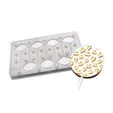 Magnetic Lollipop Lolly Chocolate Mould Create Printed Chocolates 