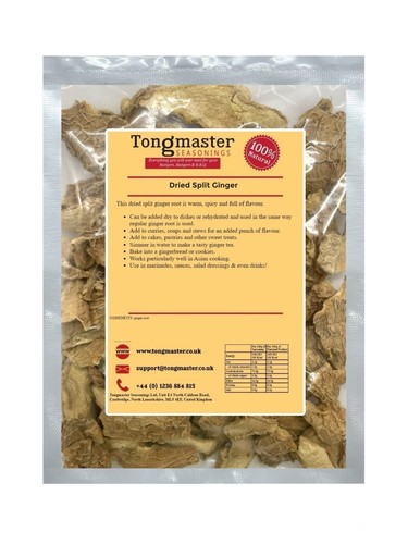 Dried split ginger 200g - dried,