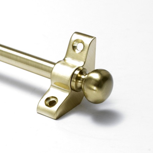Satin brass stair rods - brass,