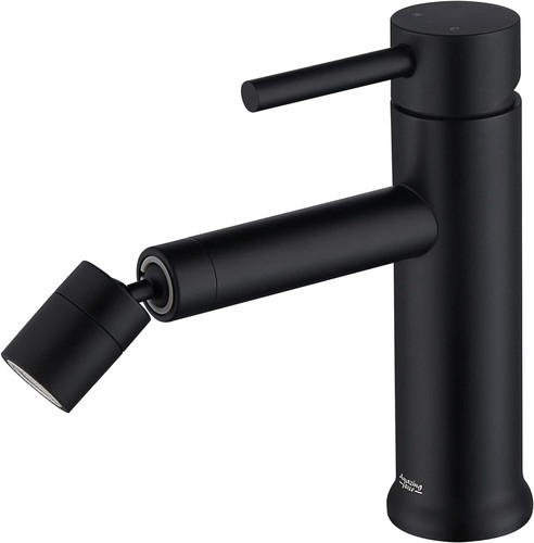 Matte black basin mixer - basin, tap