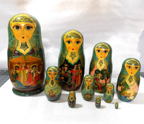 Russian matryoshka wooden - russian,