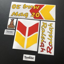 Raleigh Mag 20 BMX decal set